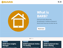 Tablet Screenshot of barb.co.uk